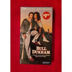 Bull Durham VHS 1988 Kevin Costner NEW SEALED Red Tape Guard Red Orion Watermark